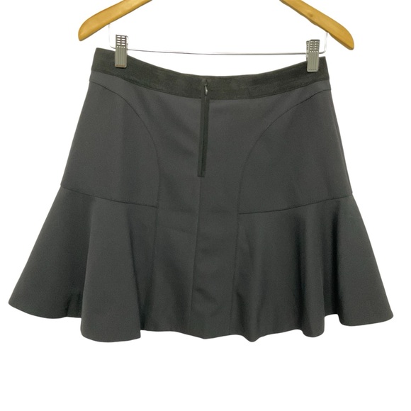Rebecca Taylor Black Tech Flounce Skirt Size 8 - Picture 6 of 8